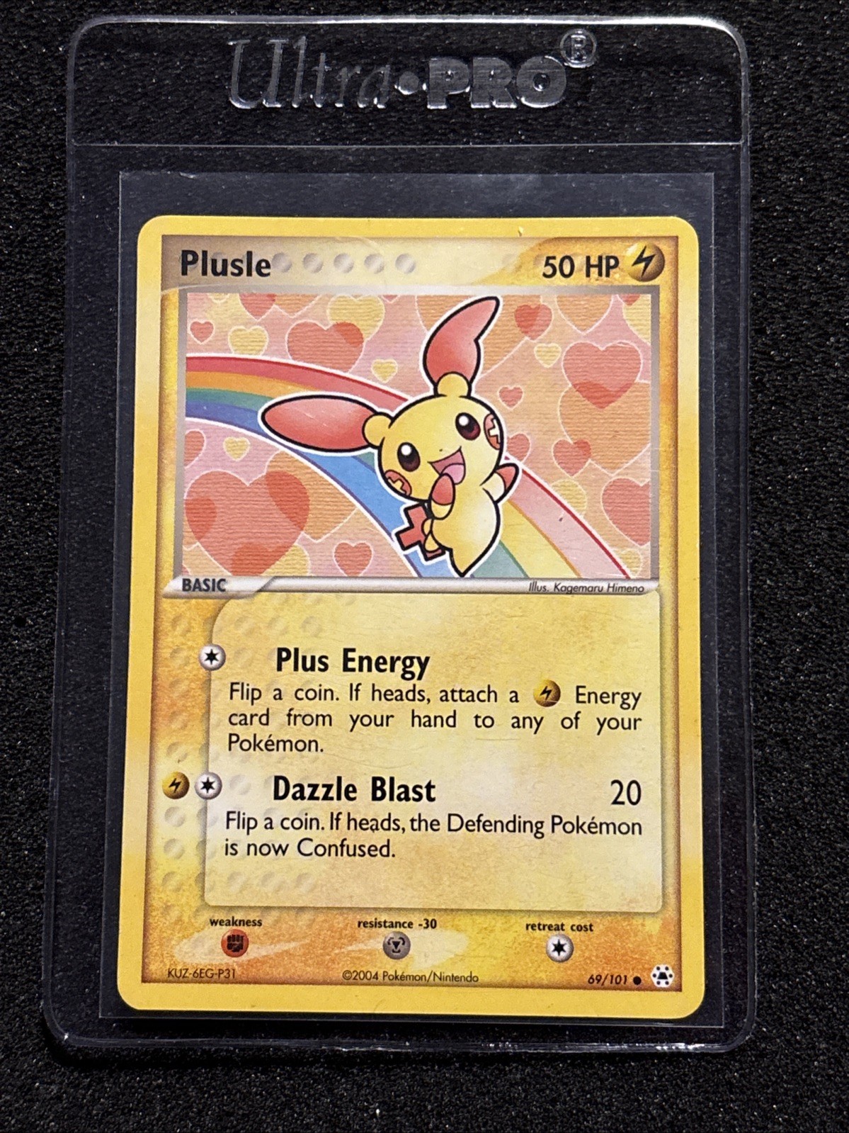 Plusle 69/101 Common Hidden Legends NM Pokemon Card