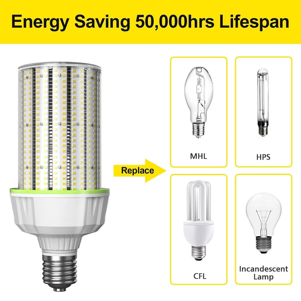 100W LED Corn Light Bulb for Warehouse Factory Workshop AC480V Commercial Light - Image 3 of 4