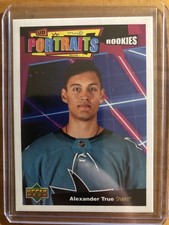 2020-21 Upper Deck Series 1 UD Portraits Rookies Alexander True San Jose Sharks