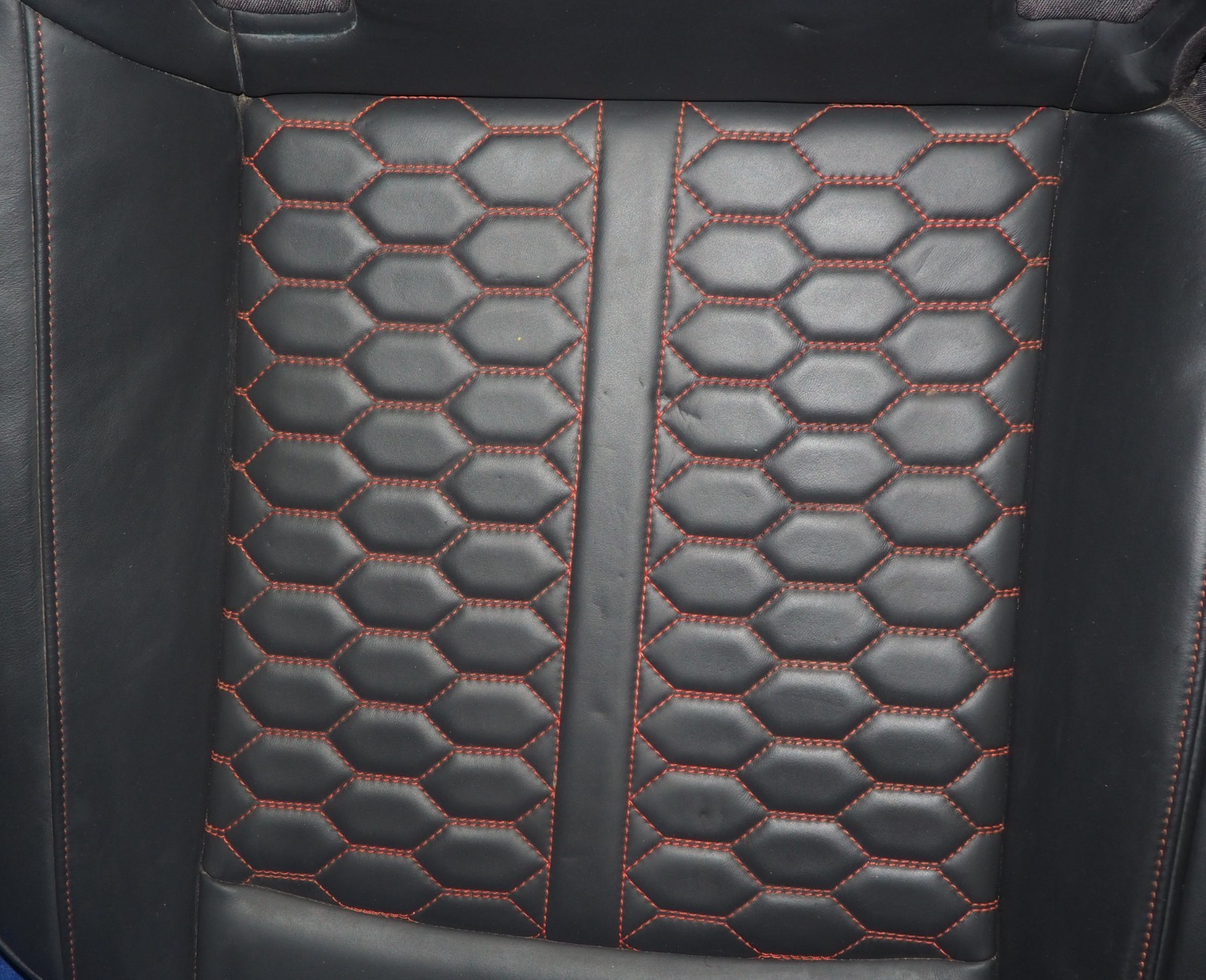2018-2025 Audi RS5 Sportback Rear Lower Seat Bench Cushion W/Red OEM *Indents*