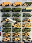 Vintage Hot Wheels Military Blackwalls 80's and 90's (48 loose) + Case