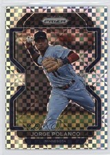 2022 Panini Prizm Tier III Power Plaid Prizm 12/75 Jorge Polanco #263 0c6