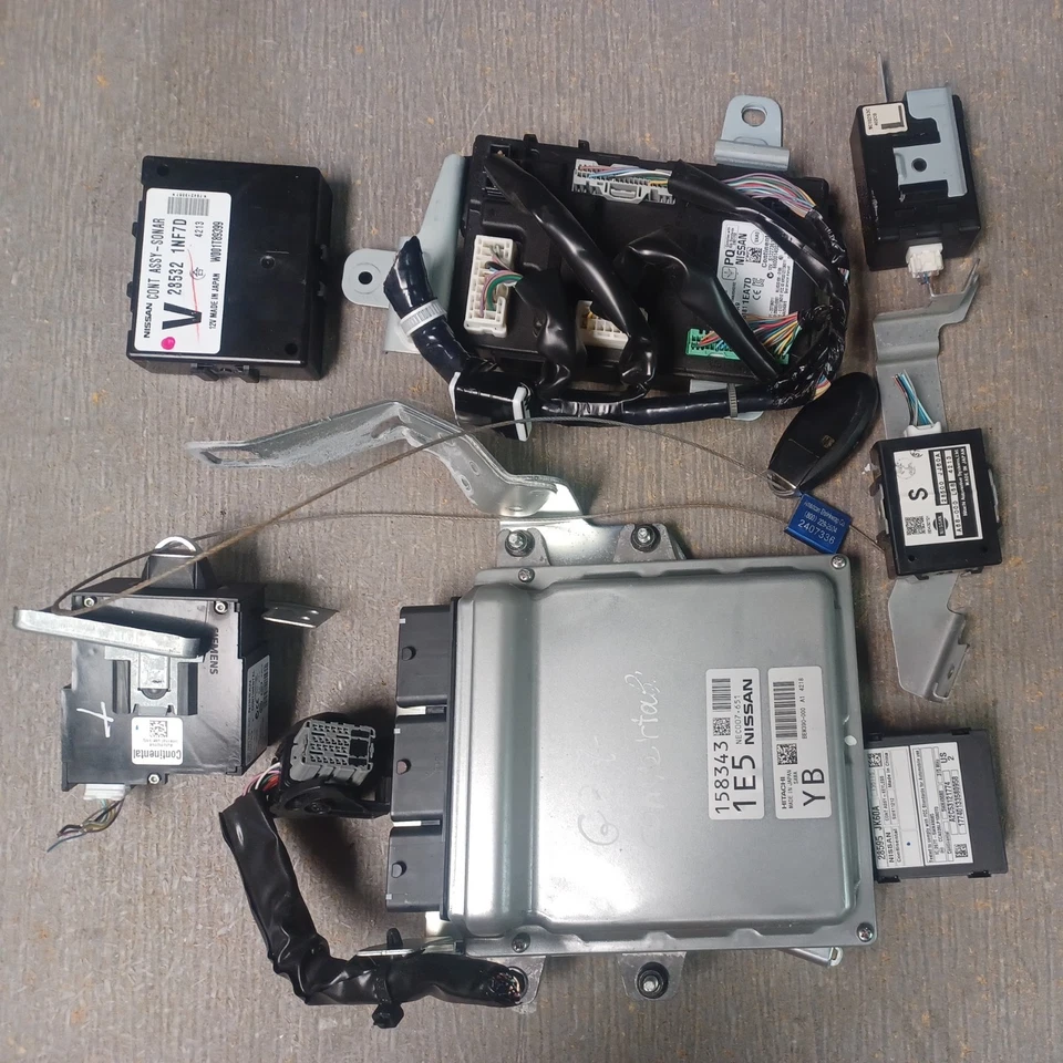 ✅️De 2014 INFINITI G37 Q60 CONVERSÍVEL ECM, BCM. COM CHAVE 2WD. BEM390-000 - Imagem 2 de 4