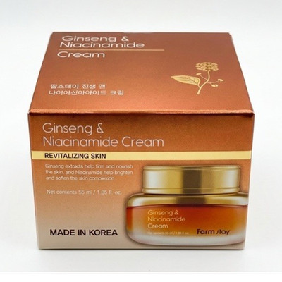 Farm Stay Ginseng & Niacinamide Moisturizer Cream Brightening Revitalizing 55ml