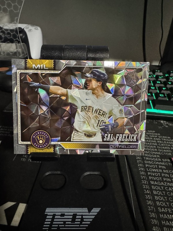 Topps 2026 Sal Frelick Rookie Diamanté #593 Milwaukee Brewers Baseball Card