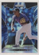 2019 Panini Prizm Tier III Blue Hyper Prizm Yency Almonte #274 0q3