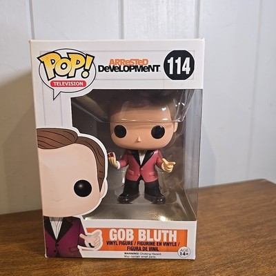 Funko Pop! Arrested Development Gob Bluth #114 Vaulted Vinyl Figure Brand New