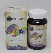 Garden of Life Organic Prenatal Whole Food Multivitamin 90 Capsules