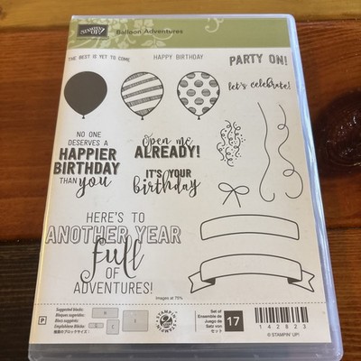 Stampin Up BALLOON ADVENTURES stamps Birthday party celebrate