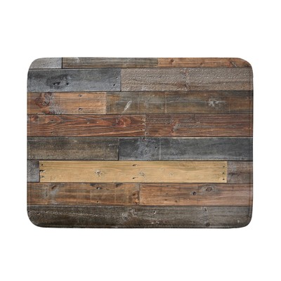 Wood Grain Dish Drying Mat for Kitchen Countertop Rustic Wooden Board Drainer