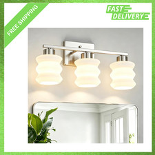 Bathroom Light Fixtures Over Mirror, Stainless Steel, Brushed Nickel, Dimmable