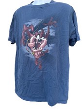 Vintage 1996 90's Taz Tasmanian Devil Looney Tunes T-Shirt Bungee School Rare XL