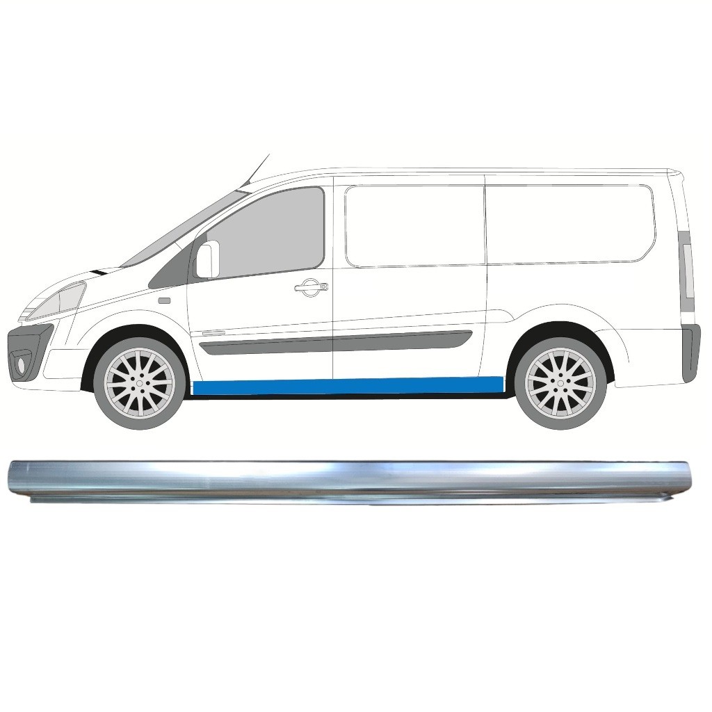 Full sill repair panel for Fiat Scudo 2007-2016 / Left