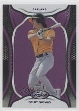 2023 Panini Chronicles Certified Mirror Purple /50 Colby Thomas #4 1g37