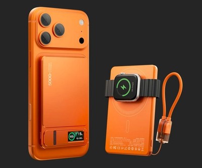 10000mAh Wireless Power Bank MagSafe Battery Charger for iPhone 17