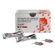 GC JAPAN FUJIPLUS Resin Modified Glass Ionomer Luting Cement 50 Capsule Pack