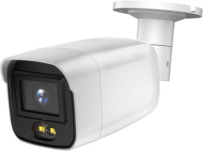 Brand 2.8mm Smart ColorFul 4MP MIC POE Bullet IP Camera White Light