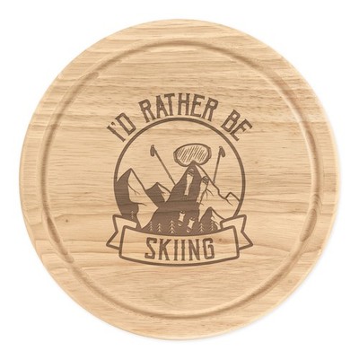 I'd Rather Be Skiing Round Chopping Cheese Board Lustig Let's Get Piste