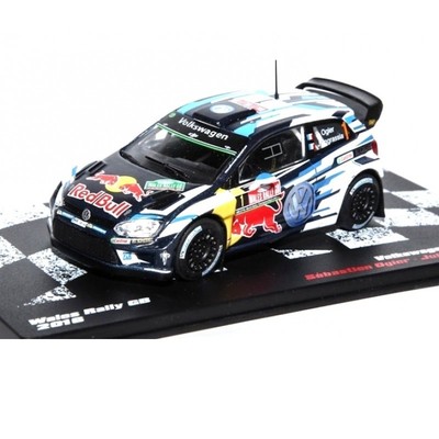 Volkswagen POlo WRC Ogier 2016 Wales Rally 1:43 Ixo Altaya Diecast modelcar