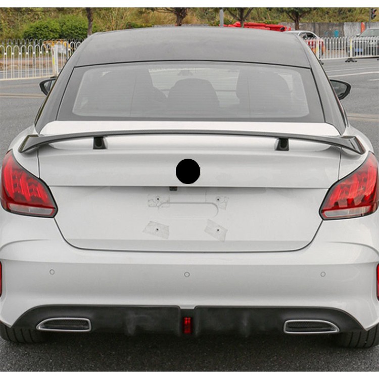Gloss Black Rear Trunk Spoiler Lip Roof Tail Wing For Maserati GranTurismo