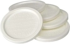 Weck Large Jar 5 Pack Keep Fresh Plastic Lids, 5 Pack (large = 4, 100mm Opening)