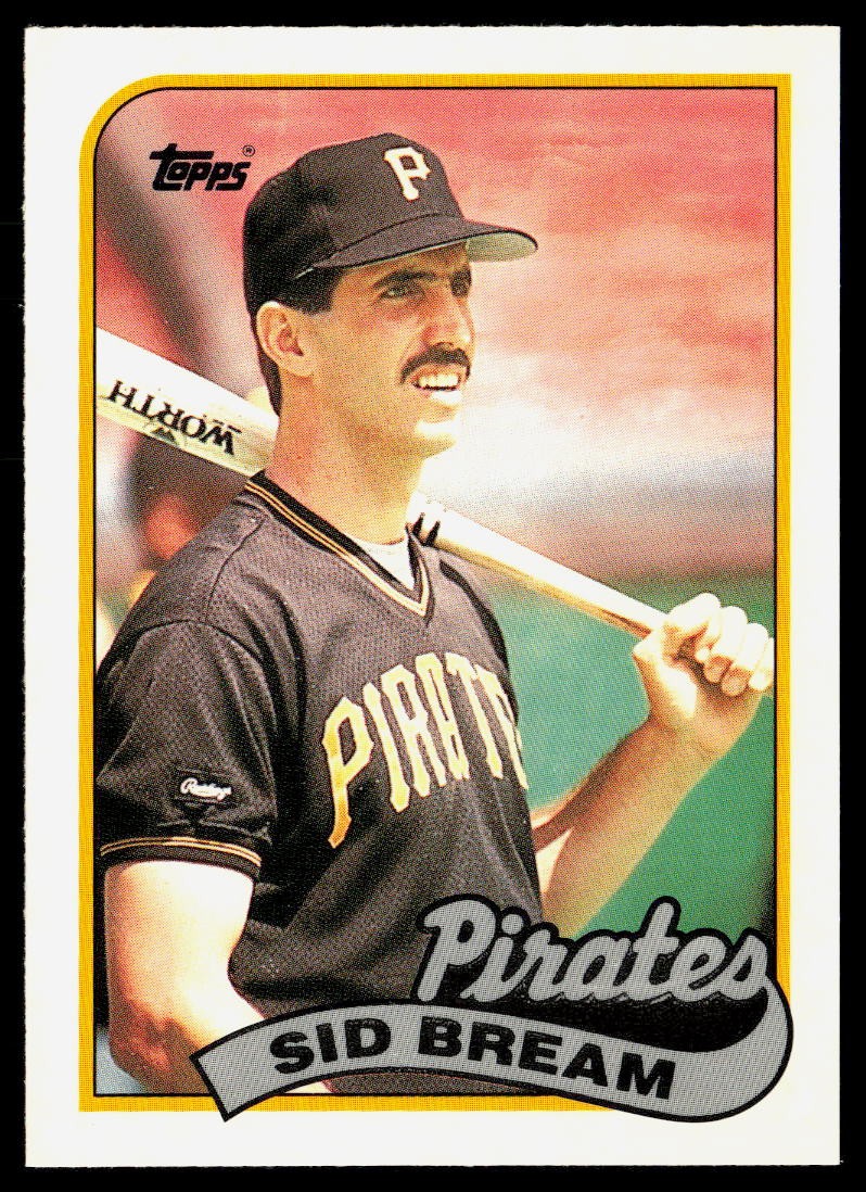 Sid Bream 1989 Topps Tiffany #126