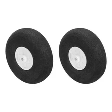 RC Airplane Sponge Wheels 2"OD x 16"T RC Model Plane Aircraft Wheel 2 Pcs