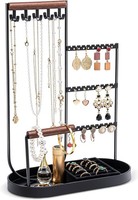 SchmuckstäNder Schmuckhalter FüR Halskette Ohrstecker Ring Organizer Samt
