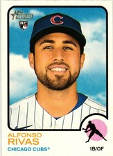2022 Topps Heritage ALFONSO RIVAS #69 Rookie Card. rookie card picture