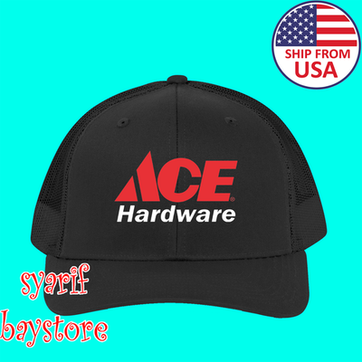 #ad Ace Hardware Black Trucker Hat Cap Adult Size $27.69