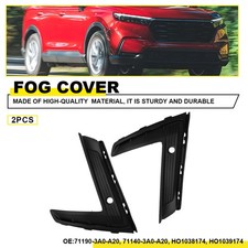 ABS Pair Fog Light Covers 71140-3A0-A20 Fits For Honda CR-V 2023-2025 Black L&R