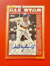 2025 Topps Series 2 35th Anniversary Dave Winfield All-star Auto /50