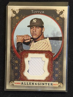 2023 Topps Allen & Ginter #AGRB-GT Gleyber Torres Full-Size Relics