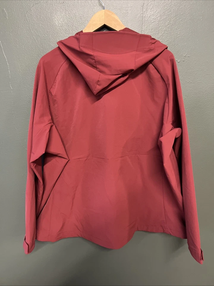 Kirkland Signature Mujer XXL 2XL Softshell Chaqueta con Capucha Roja Cremallera Foto 3 de 3