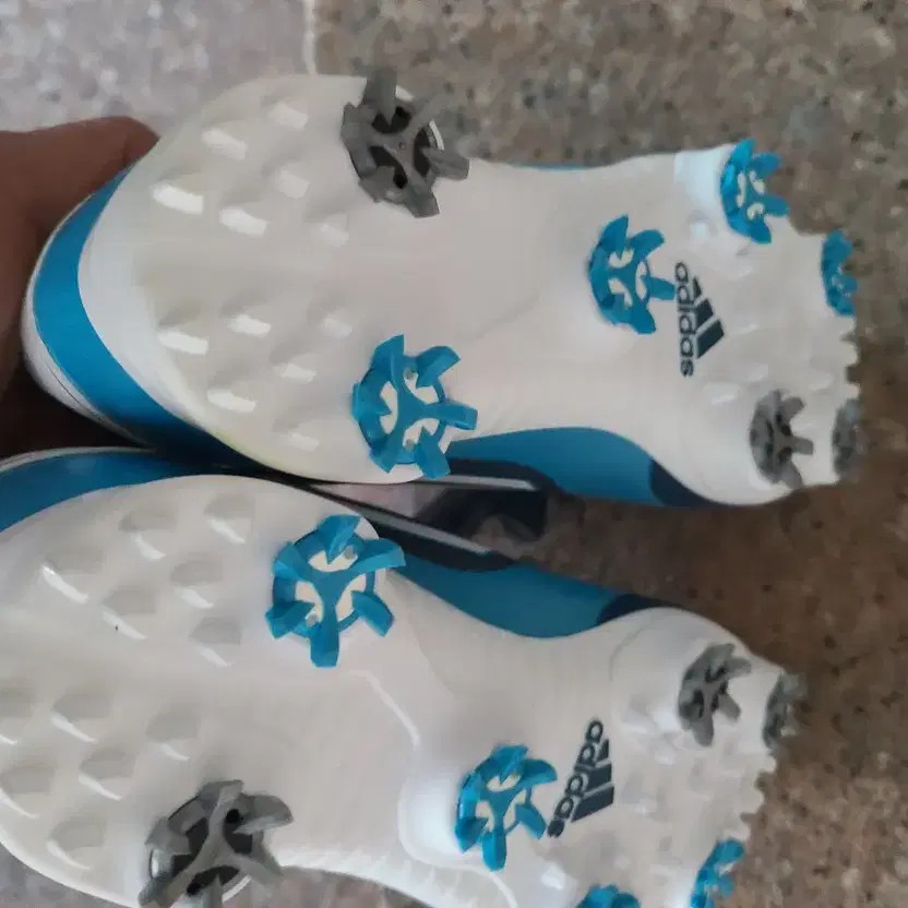 Adidas Unisex Blue Golf Shoes 250 thumbnail 2