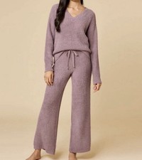 Softies Women's Marshmallow Lounge Set Ultra-Soft Plush 2 Piece Size Large New