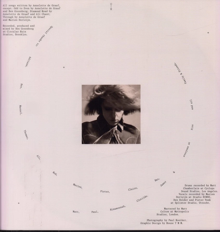 Amber Arcades Barefoot On Diamond Road LP vinyl Europe Fire 2023 Black Vinyl lp - Photo 3/4