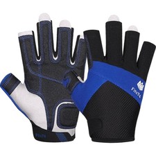 Kajak Handschuhe 3/4-Finger Segeln Paddeln Angeln Wassersport Handschuhe