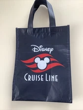 Disney Cruise Line Small Reusable Shopping Bag 9” Wide. 12” High. 6” Depth
