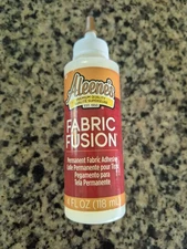 Aleene's Fabric Fusion Permanent Premium Adhesive/Glue 4oz Individual Bottles