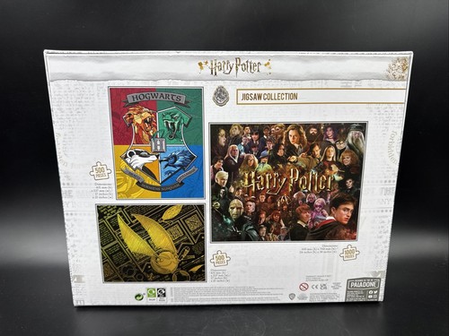 Wizarding World Harry Potter Jigsaw Puzzles Set Of 3 New Sealed Box 2000 Pieces - 第 2/2 張圖片