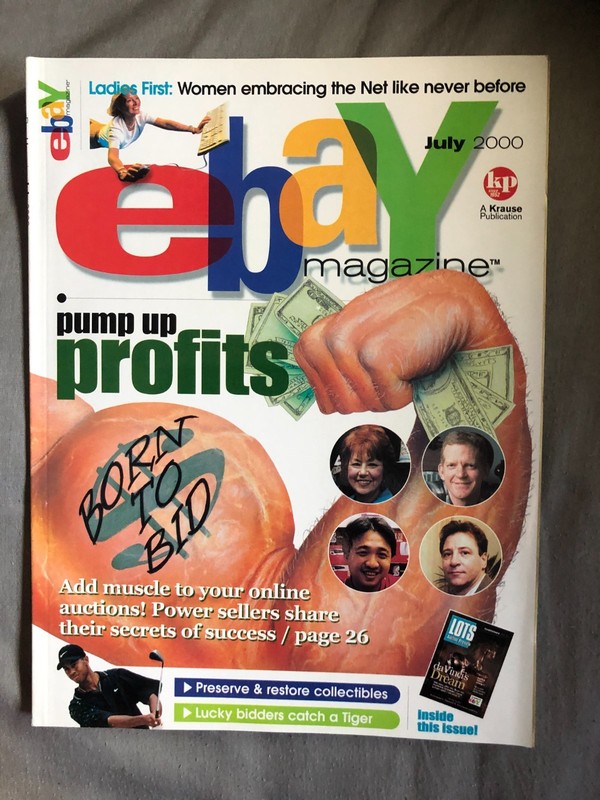 eBAY MAGAZINE July 2000 - includes LOTS Auction Preview insert