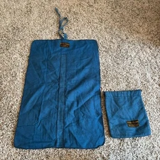 Stieff Co Silversmiths 12-Slot AntiTarnish Storage Roll Bag Cloth Set 1920s RARE