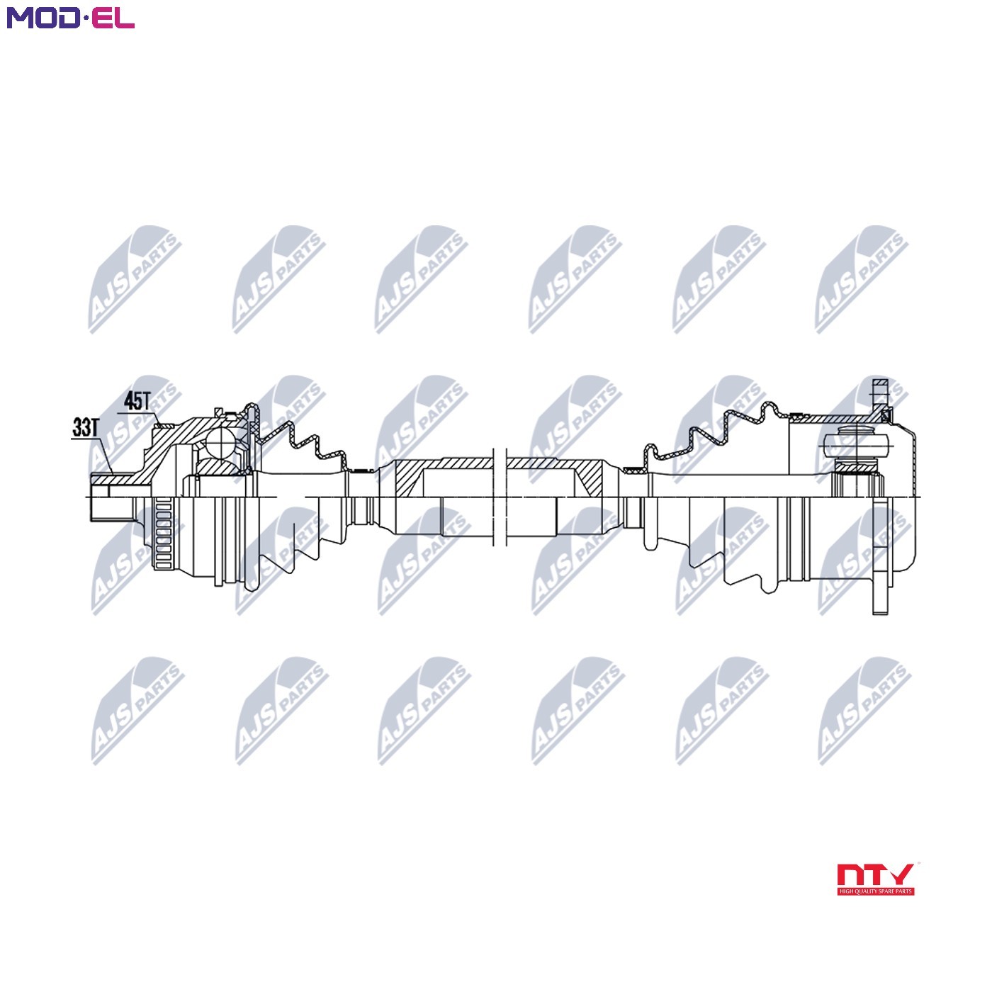 N.T.Y. NPW-AU-061.NTY Drive Shaft for AUDI,VW - Image 10