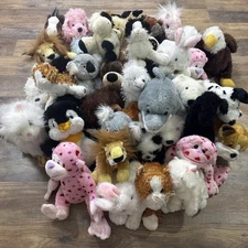 Webkinz Plush LOT 47 Stuffed Animals NO CODES Mixed Sizes Ganz