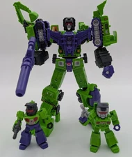 Blokees Transformers Defender DEVASTATOR ULTIMATE PACK! Complete Combiner Set!