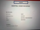 Kobe Bryant Los Angeles Lakers Signed Spalding Basketball PSA/DNA — photo 3