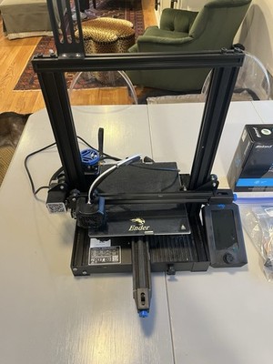 Creality Ender 3 V2 3D Printer NEW Assembled Untested All Accessories & Filament