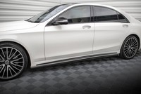 Maxton Design Seitenschweller Ansatz (Paar) Passend FüR Mercedes S Lang Amg-Line