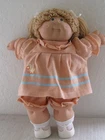 Vintage Cabbage Patch Kids Doll 1978 1982 Blond Hair Green Eyes Original Outfit